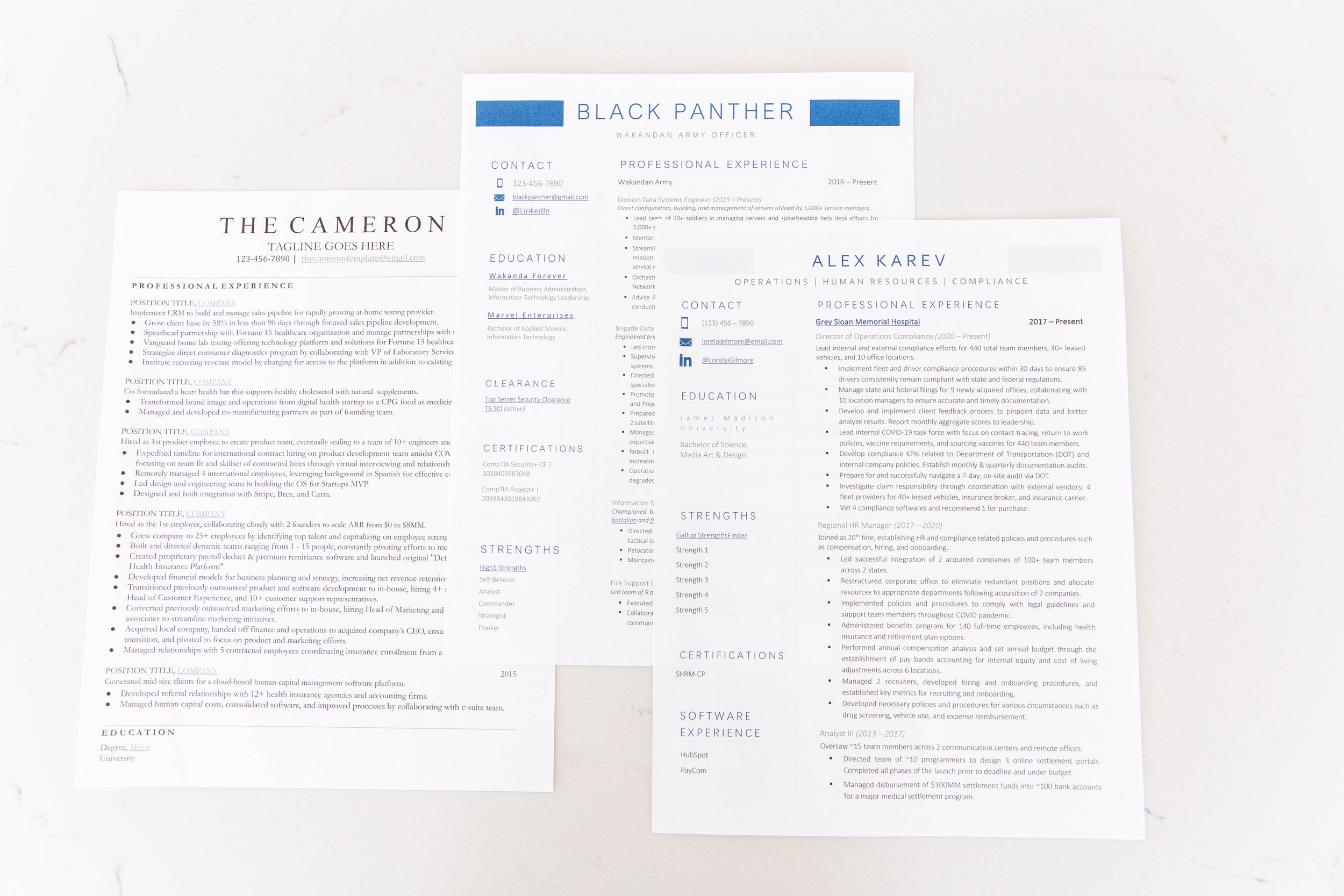veteran resume services