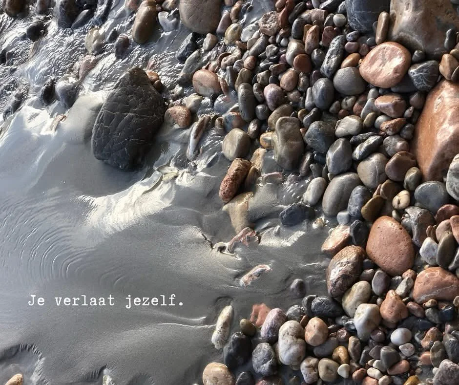 Ik voel me slecht.

Maar dat is onhandig voor anderen. 
Dus ik wis mezelf uit. Zet een masker op.

&ldquo;Goed hoor,&rdquo; zeg ik.

Zoveel mensen leven zo.

Ze noemen dat volwassen.

Maar het is conditionering.

We hebben geleerd om het mooier te ma