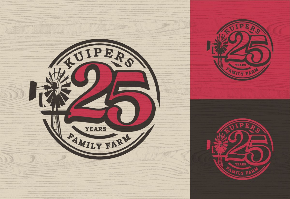 Kuipers Family Farm | Anniversary Logo