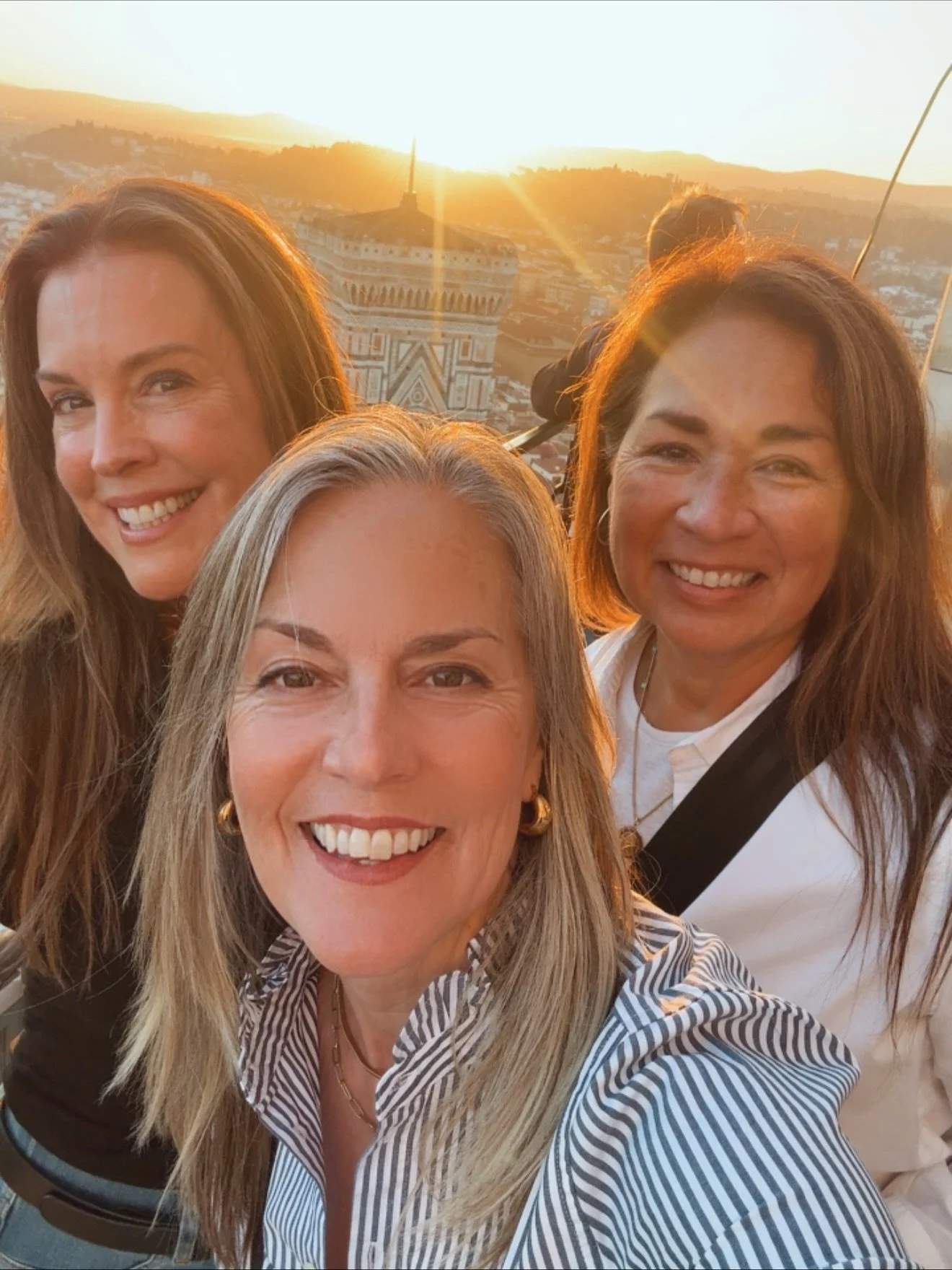 Italy Part I - Florence

We arrived from Montana and Oregon, gathered at our stunning Airbnb overlooking Piazza Santa Croce and walked to the Duomo in time to catch the sunset from the top of the dome, climbing 463 steps laid by hand in the late 1300