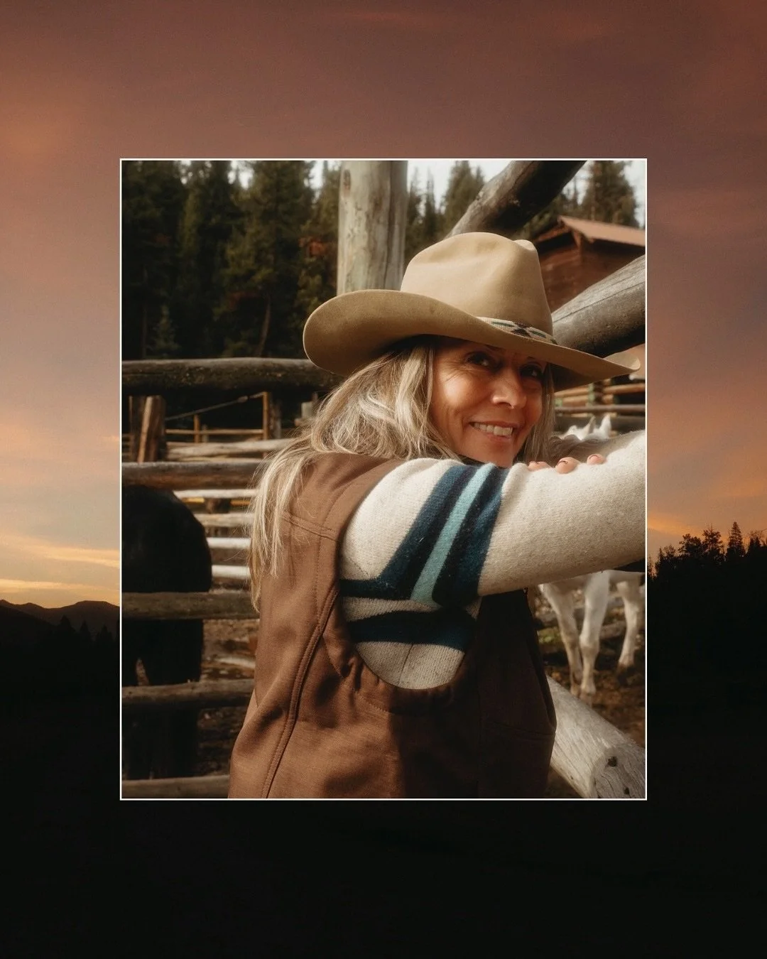 Eight autumns at the ranch, and what a golden goodbye it was. 🐴🤠🍂
⠀⠀⠀⠀⠀⠀⠀⠀⠀
We galloped into the golden aspens on the Taylor Fork&mdash;I was laughing and crying at the same time&mdash;and then danced our boots off. The line dancing was off the ho