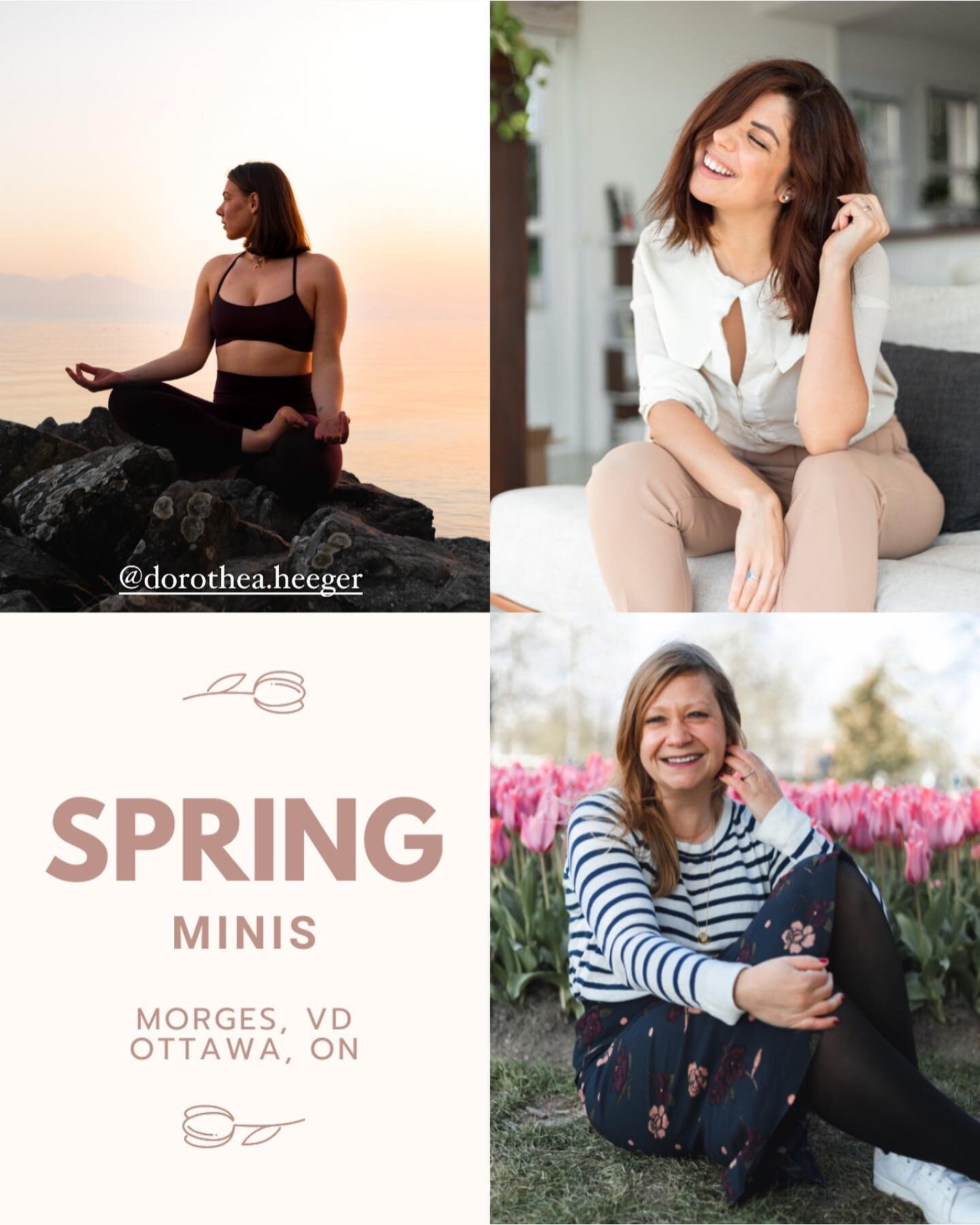 Spring minis are here 💐 Les mini-sessions de printemps sont l&agrave;!! 

Ottawa, Canada (at Fletcher Wildlife Gardens 🐝) - May 21st - 15 minutes - 10 photos. 
$149. 
50% deposit due upon booking. DM to book!

If you bring a friend, you both get 50