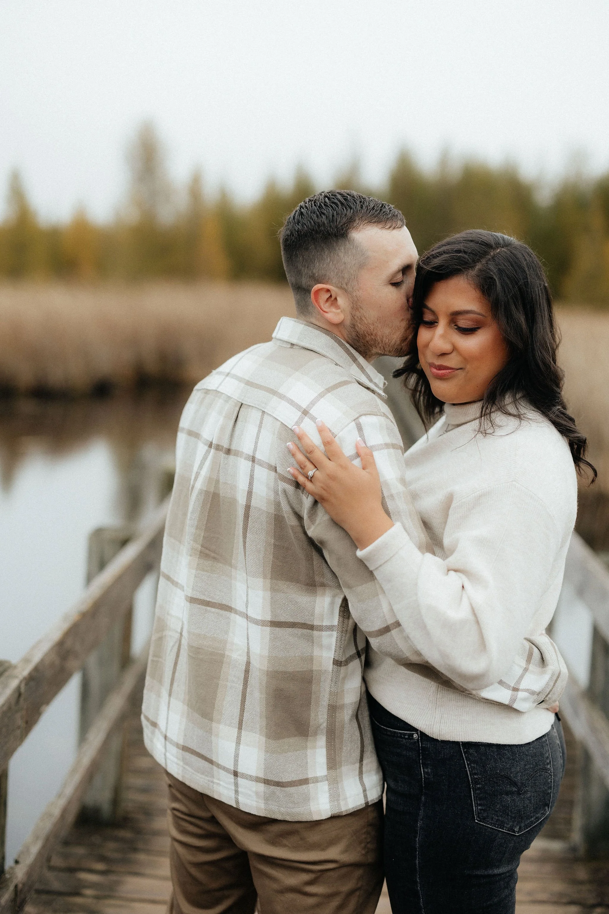 Natalia &amp; John’s Fall Engagement Session at Mer Bleue Bog, Ottawa