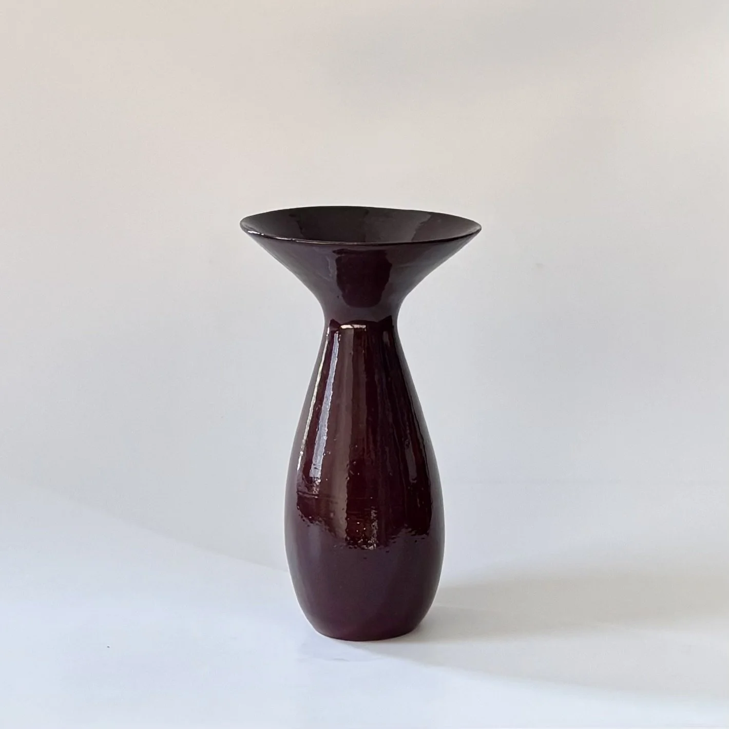 oxblood flare vase (sold)