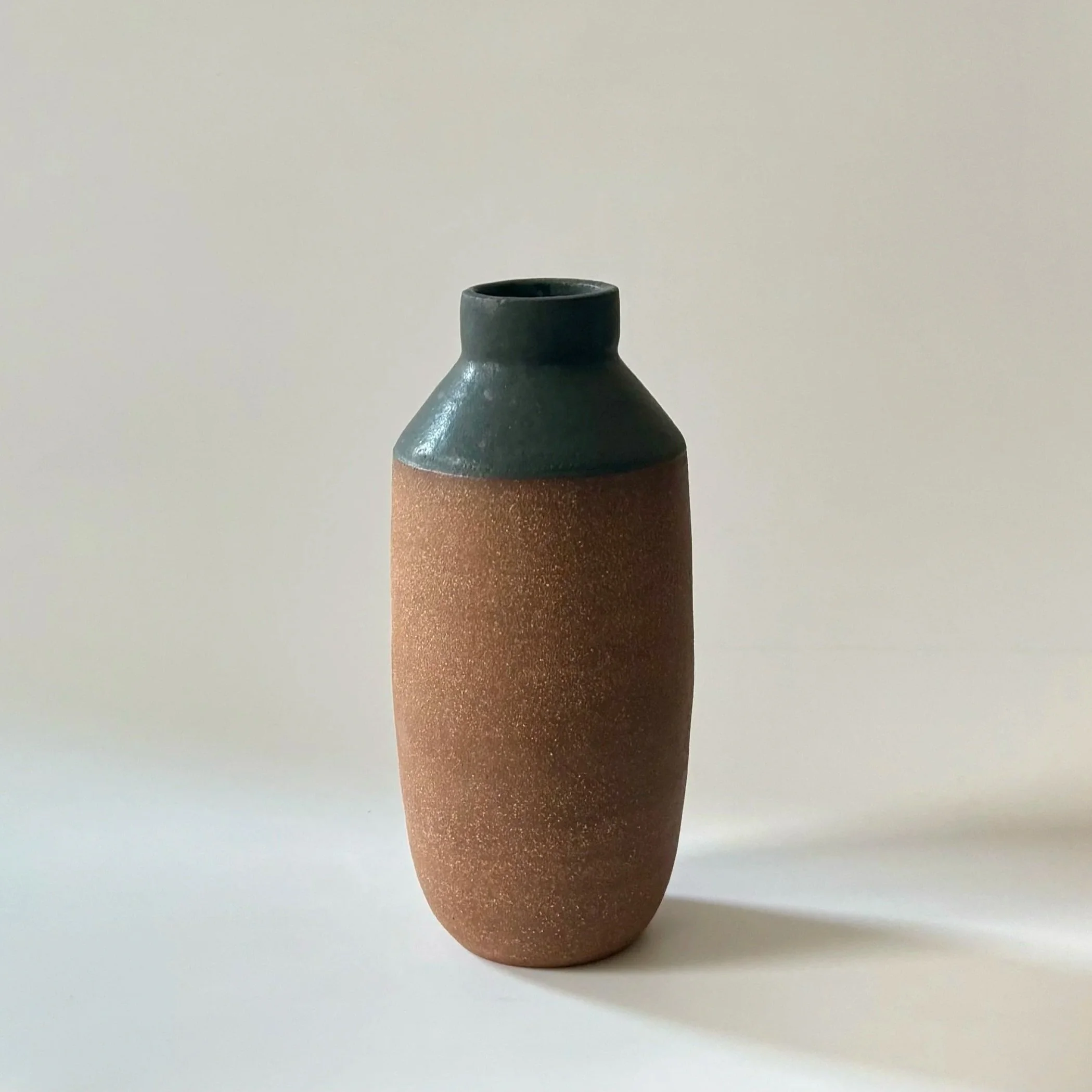 red clay vase