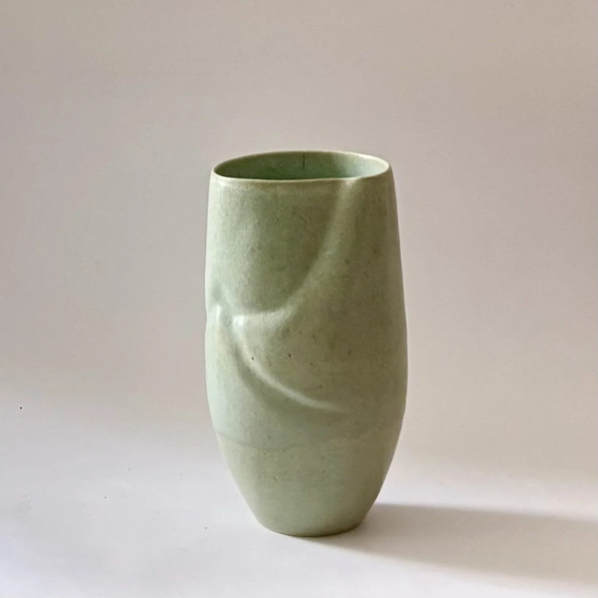 sage imprint vase