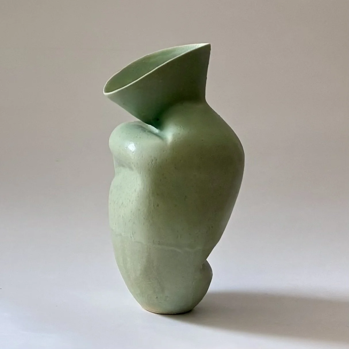 sage warp vase