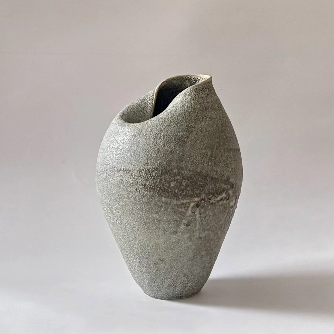 textured stone warp vase (sold)
