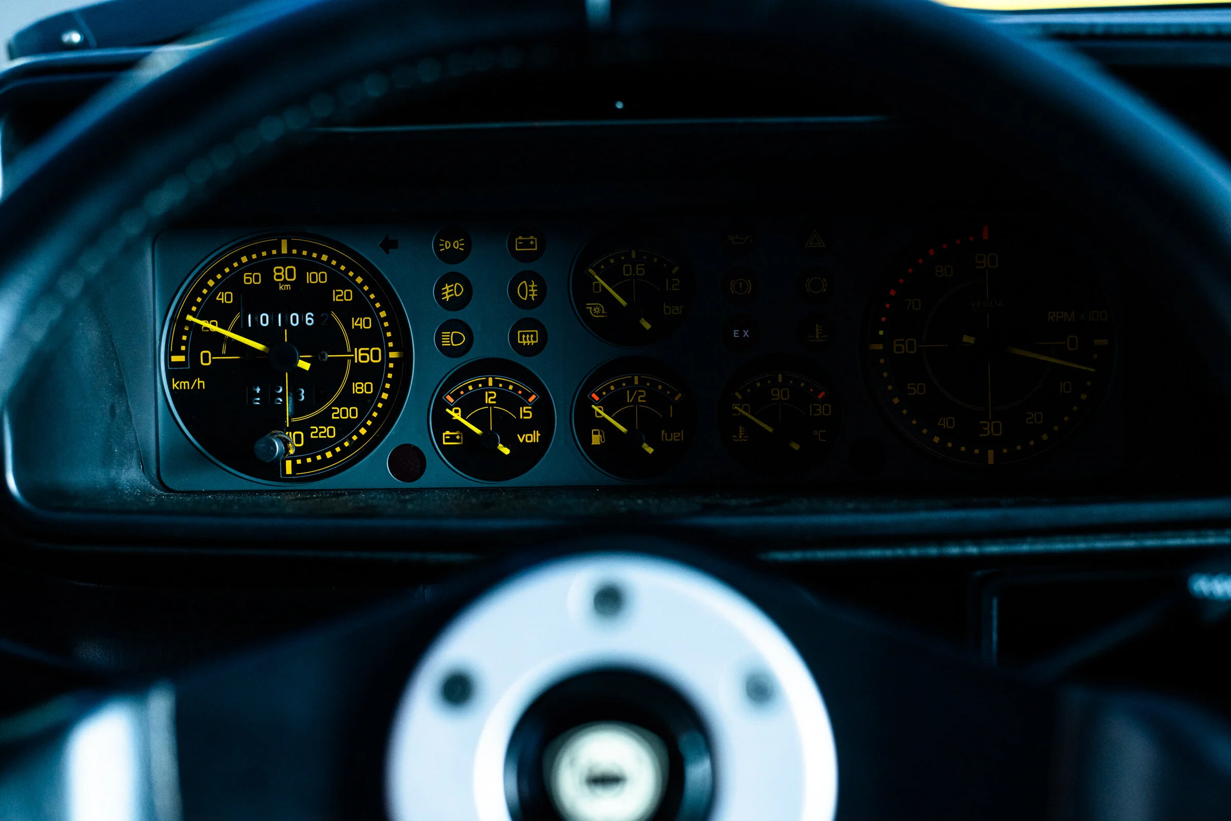 Automotive Photography Lancia Delta Integrale Evo dashboard by David Loi
