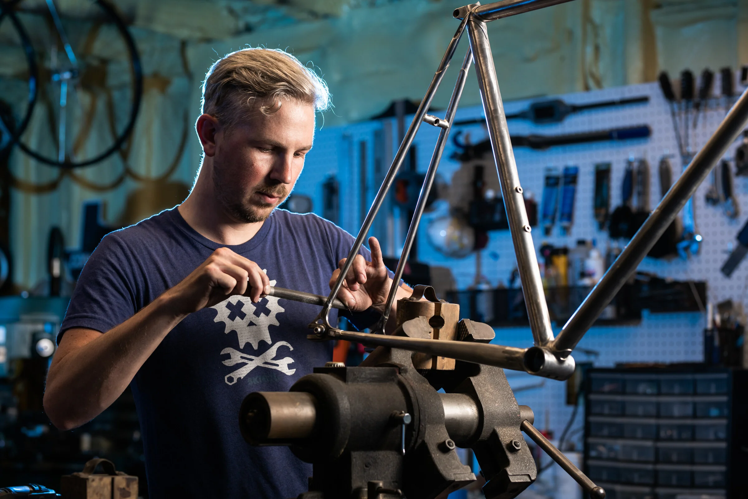 Commercial Photography for Custom Bicycle Builder, Skhul Bikes by David Loi
