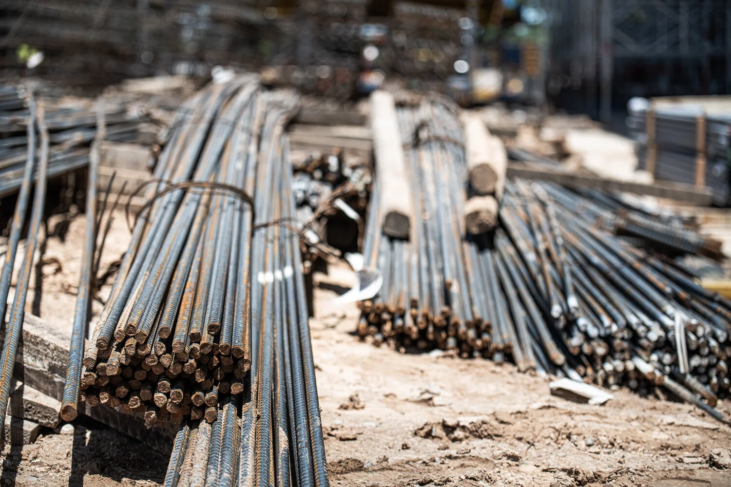 Commercial photography with TAS Concrete and rebar by David Loi