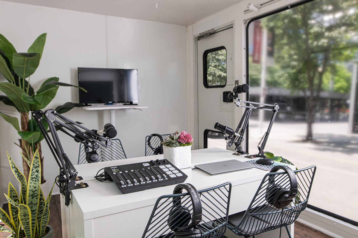 Commercial Photography for the Interior of the Symphony Talent Podcast Truck in Dallas, TX by David Loi