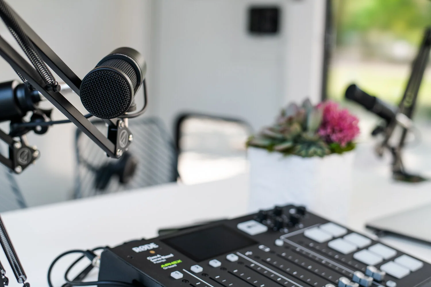 Commercial Photography for the Interior of the Symphony Talent Podcast Truck in Dallas, TX by David Loi