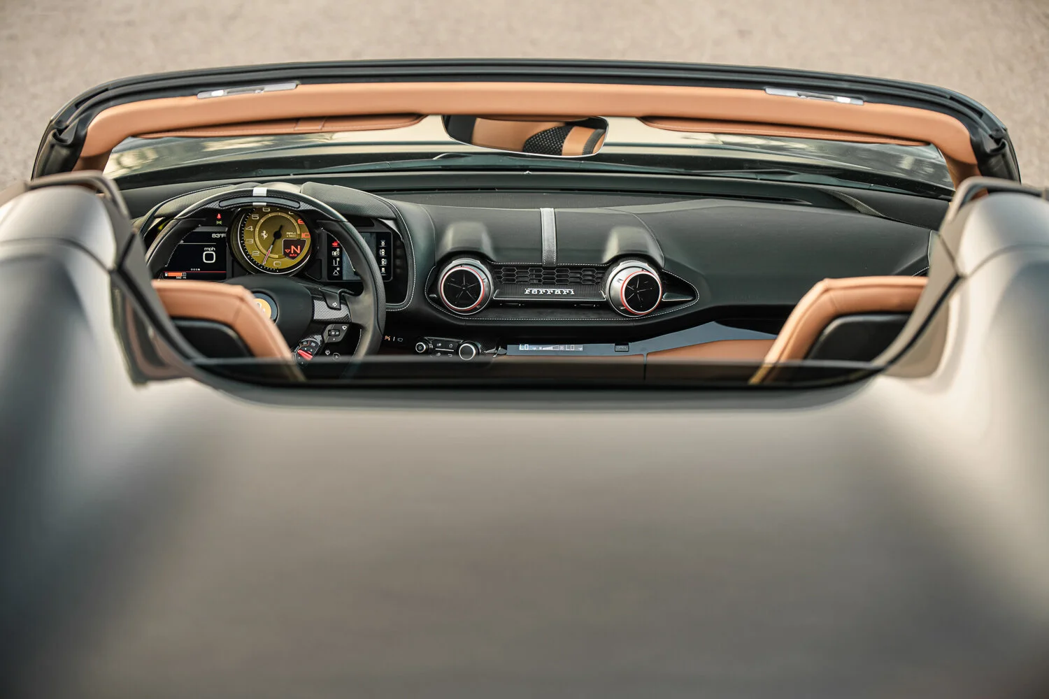 Automotive Photography Ferrari 812 Superfast from behind by David Loi