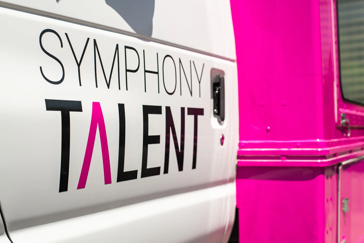 Commercial Photography for Symphony Talent Podcast Truck at One Arts Plaza in Dallas, TX by David Loi
