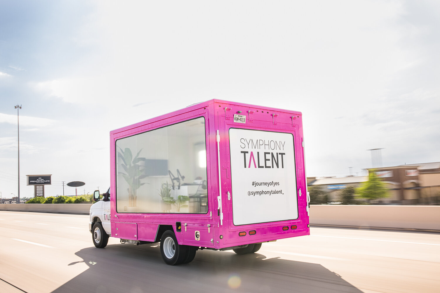 Commercial Photography for Symphony Talent Podcast Truck in Dallas, TX by David Loi