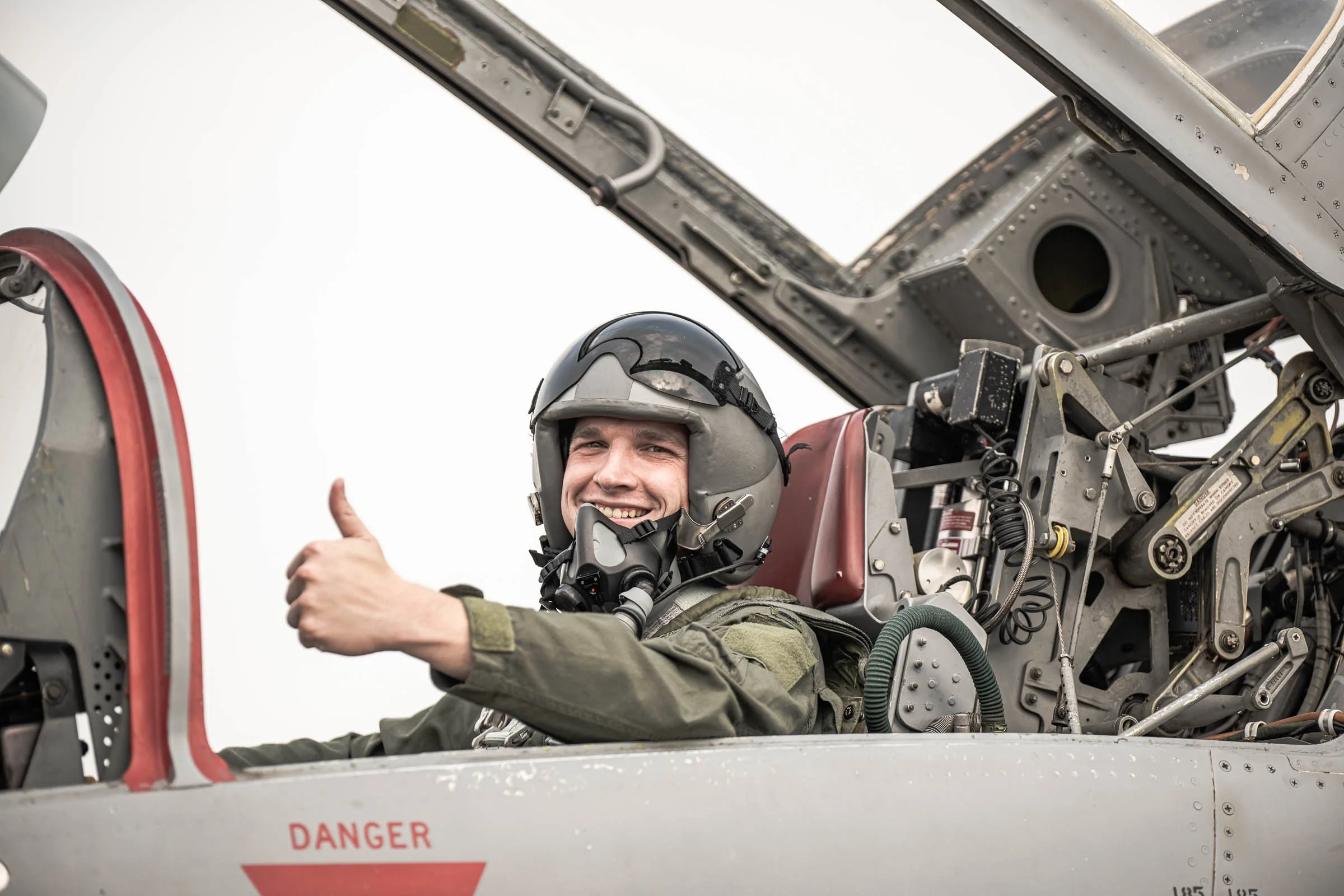 AQRD engineer along for a joy ride in the F5B Freedom Fighter at Alliance Airport (AFW) in Ft. Worth Texas.