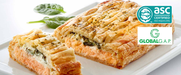 Salmon Wellington / Wild Caught / Atlantic Salmon / Salmo sala