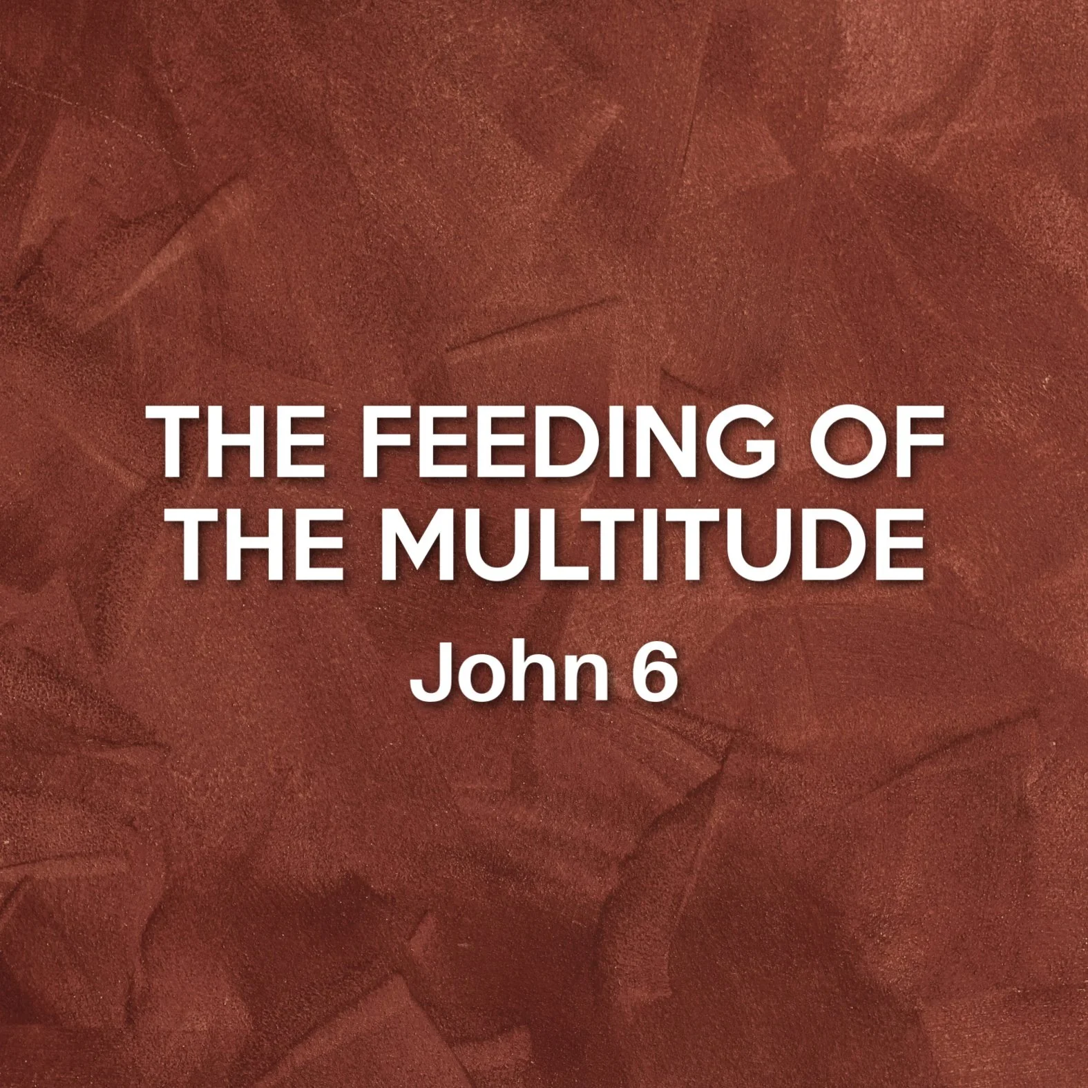 John 6 - The Feeding of the Multitude