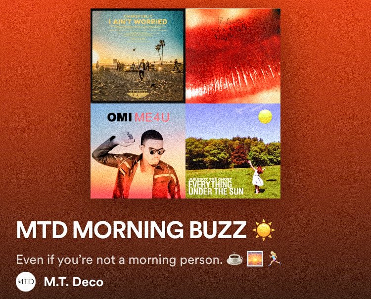 The one playlist you need to start your day on the right foot