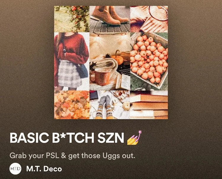 The perfect fall playlist for wearing Uggs &amp; drinking a PSL