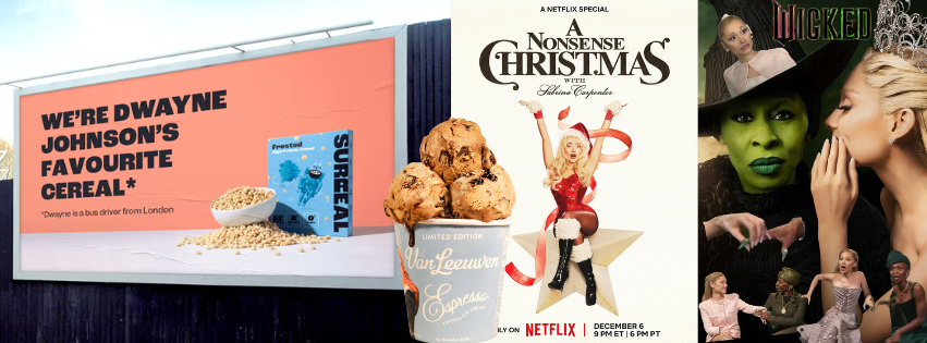 Specific takeaways from top creative campaigns of this year for your 2025 inspo