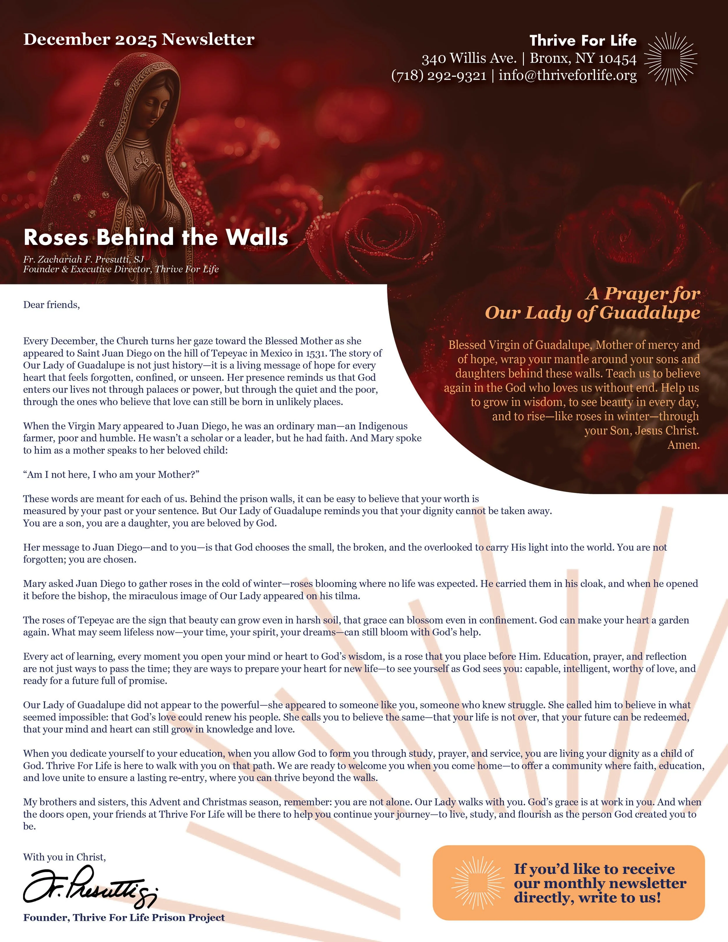 December 2025 Newsletter