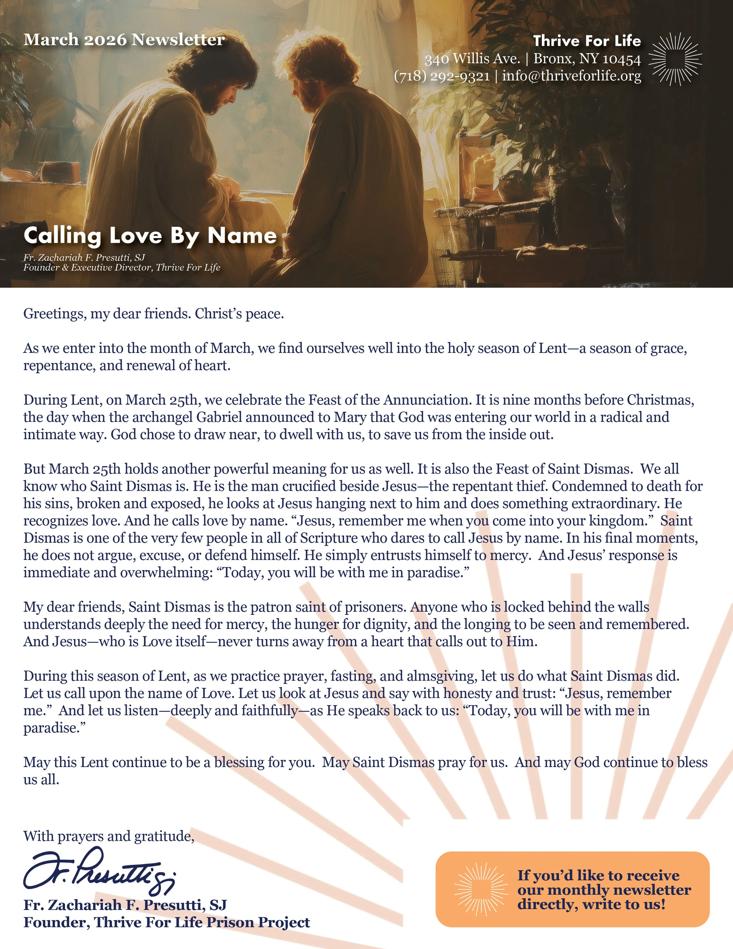 March 2026 Newsletter