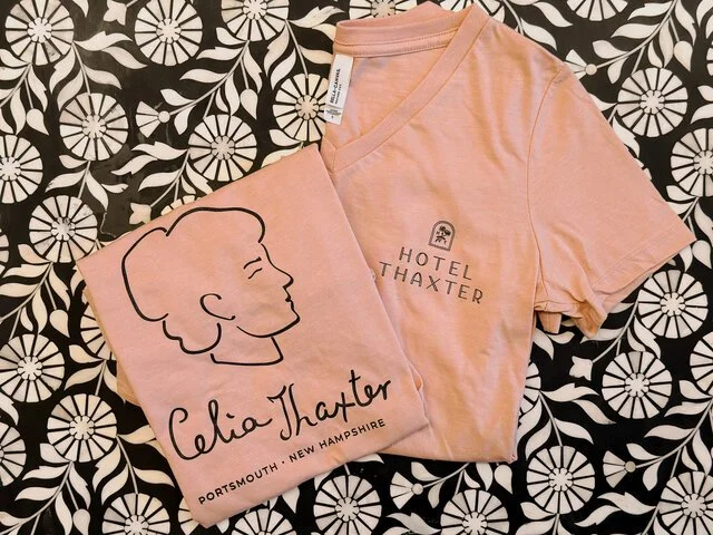 Peach Hotel Thaxter branded t-shirt