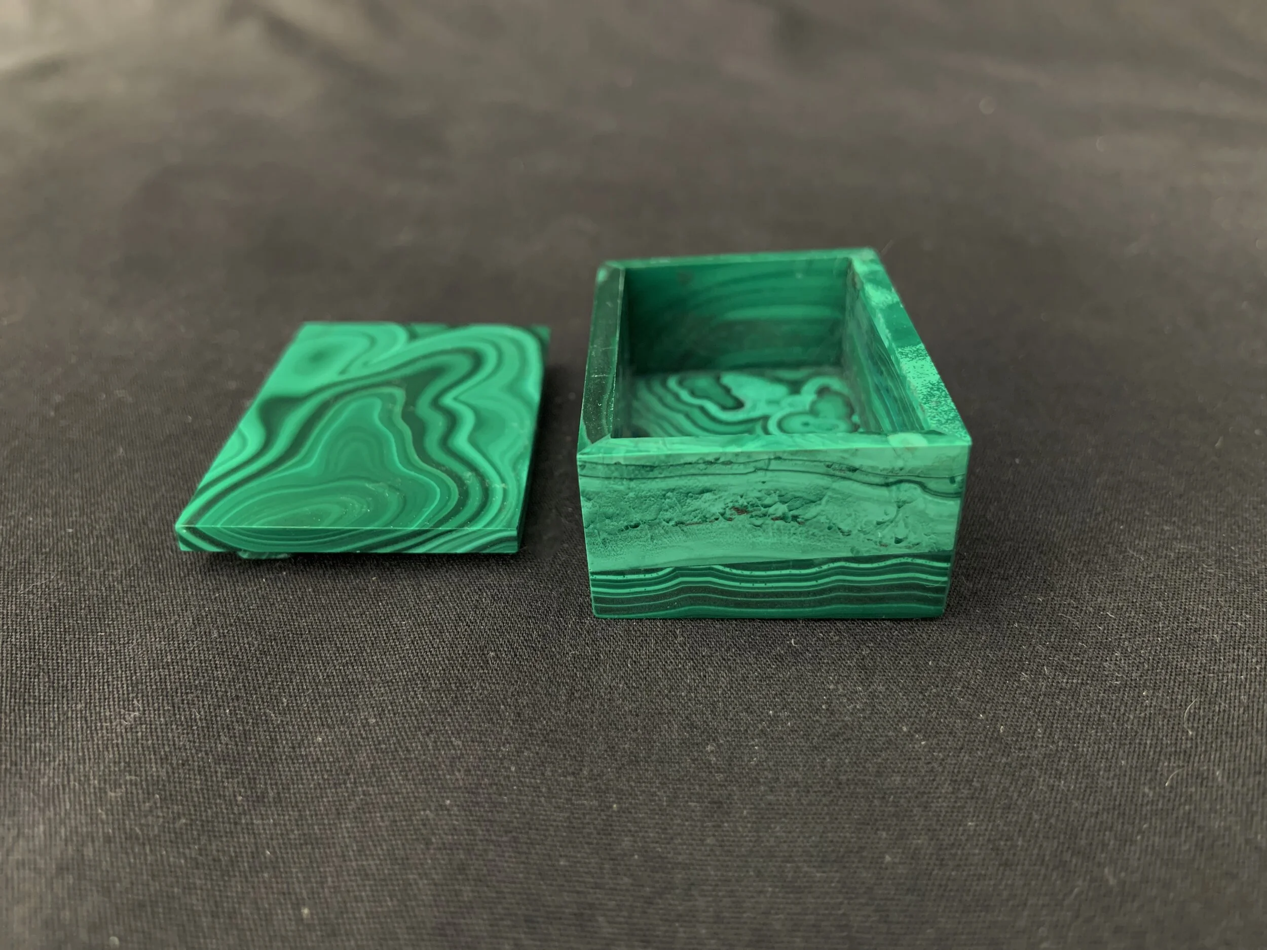 SOLD Malachite Rectangular Box