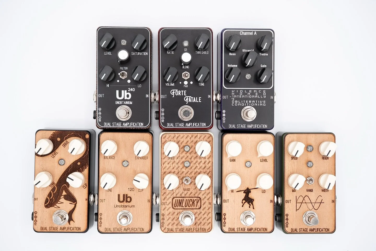 Which pedal should I post more about first? #fuzz #compression #phaser #preamp #overdrive #tremolo