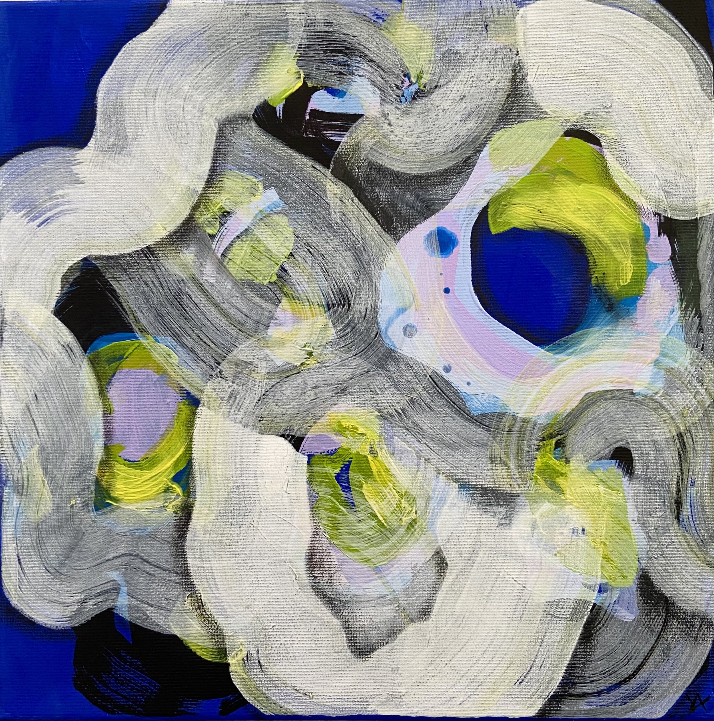„Mini Jungle“, 2021, 30 x 30 cm, acrylic on canvas