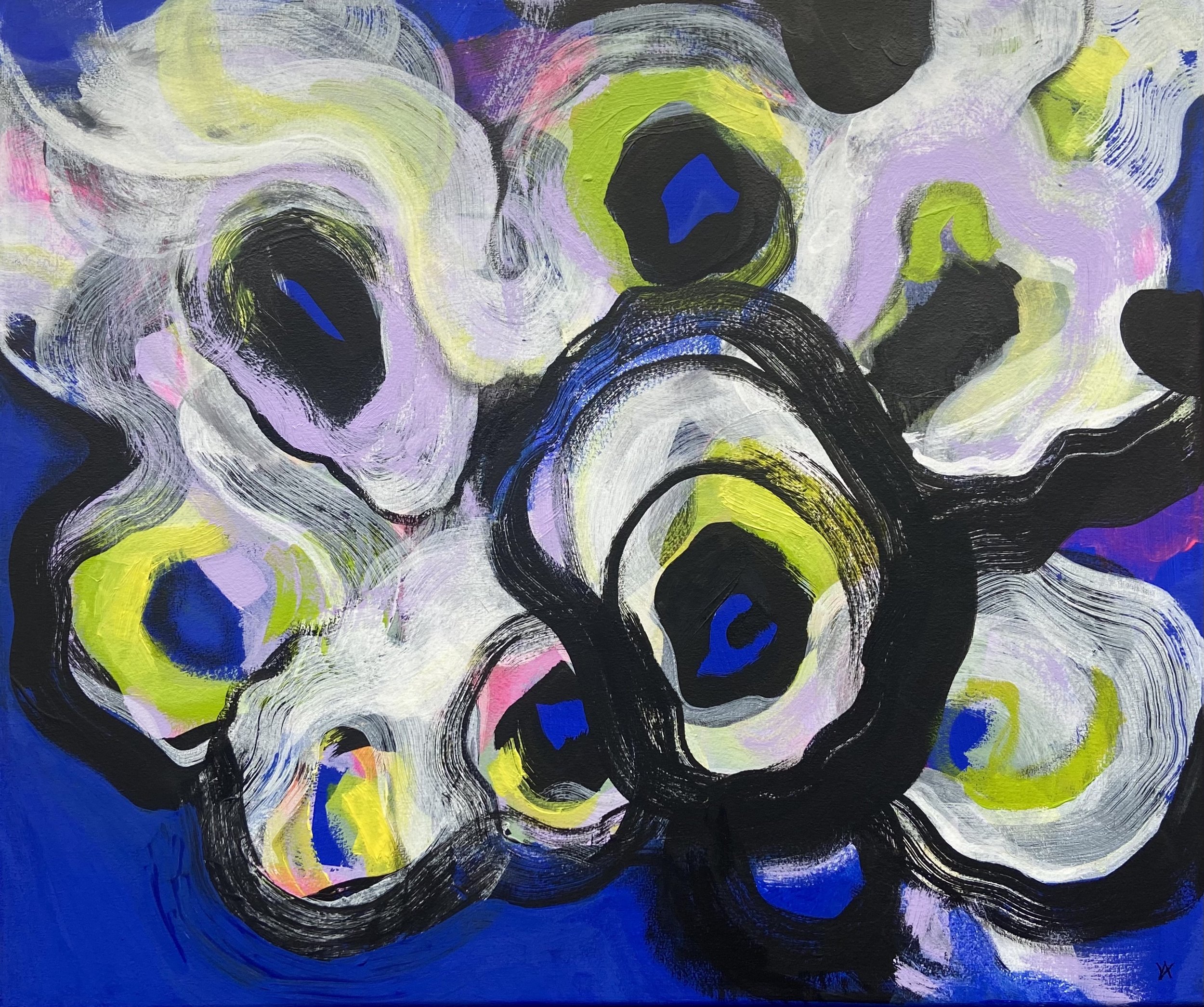 “Tender Jungle II”, 2021, 50 x 60 cm, acrylic on canvas