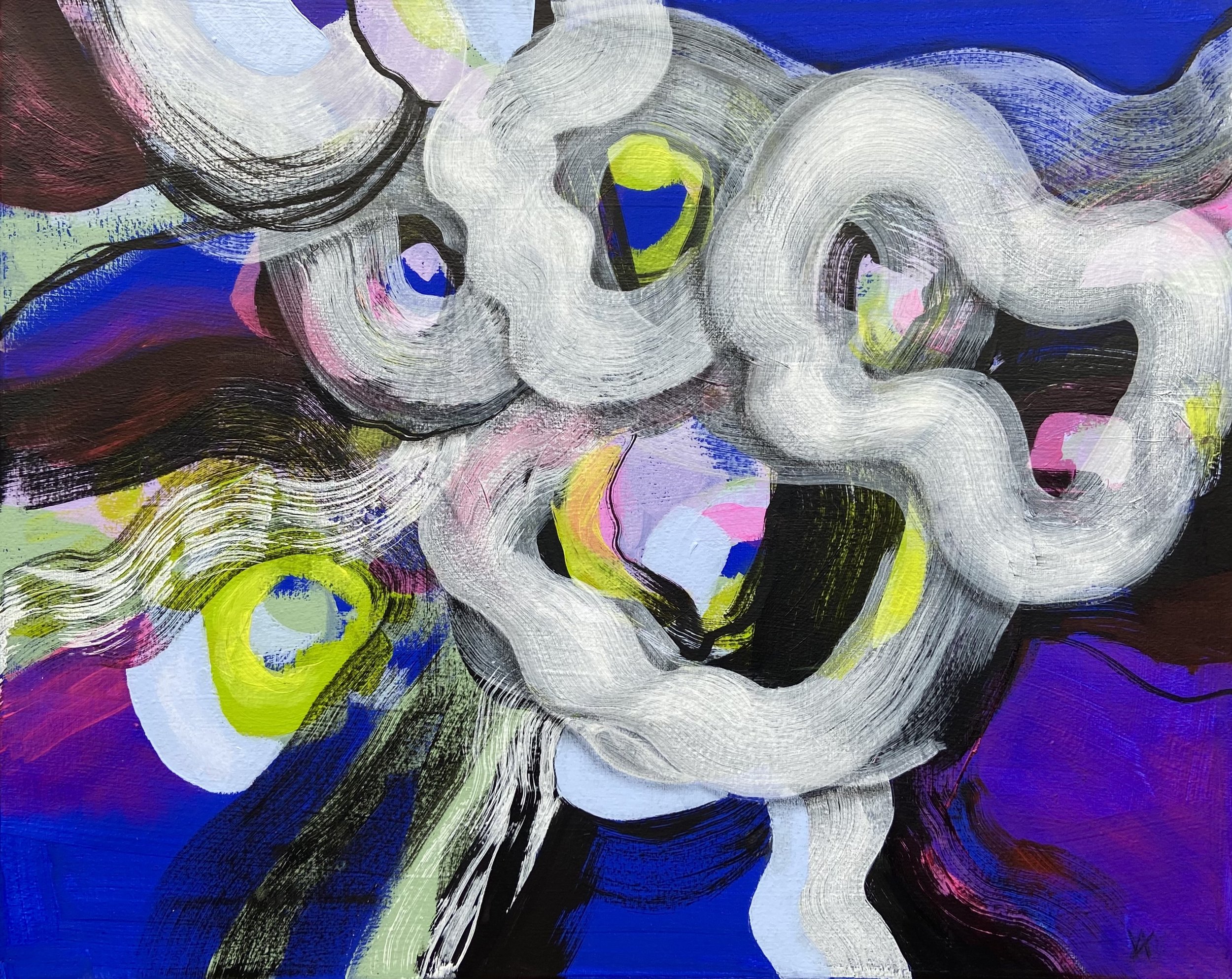 “Tender Jungle III”, 2021,
40 x 50 cm, acrylic on canvas