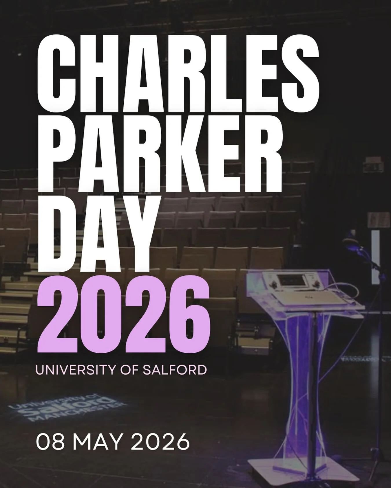 🎙️ Charles Parker Day 2026

The day will be held on Friday 8 May at the Digital Media Performance Lab, University of Salford, MediaCityUK, when the winners of the 2026 Charles Parker Prize will be announced.

Charles Parker Day brings together pract