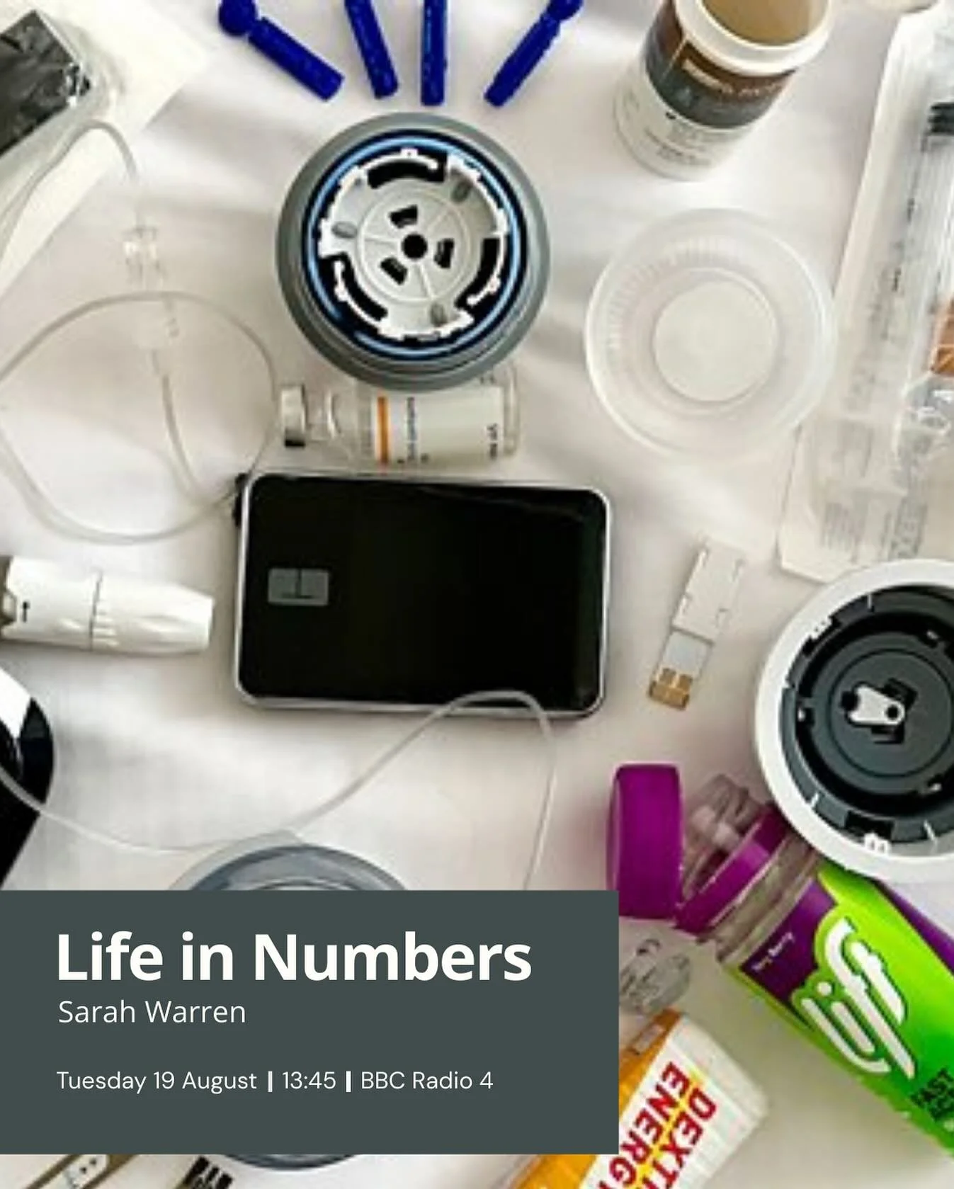 🎧 Life in Numbers
 New Storytellers | BBC Radio 4
 📻 On today at 1.45pm

Living with a chronic condition feels like living with a full-time job and no days off. Musician Sarah Warren knows this well and offers a creative, unfiltered insight into li