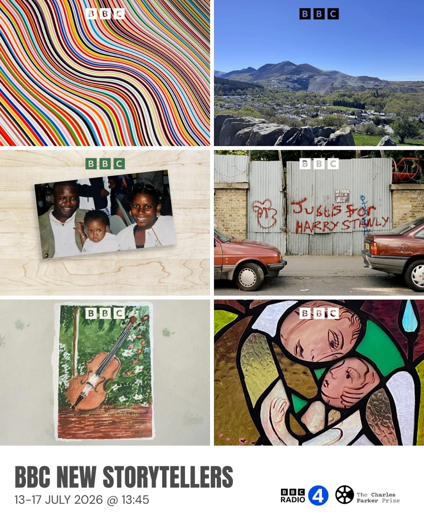 The five winning entries from the 2026 Charles Parker Prize will be broadcast on BBC Radio 4 as part of the New Storytellers series from Monday 13 &ndash; Friday 17 July, at 1.45pm.

📻 Broadcast schedule:

Monday 13 July
Unzipping a Community
Produc