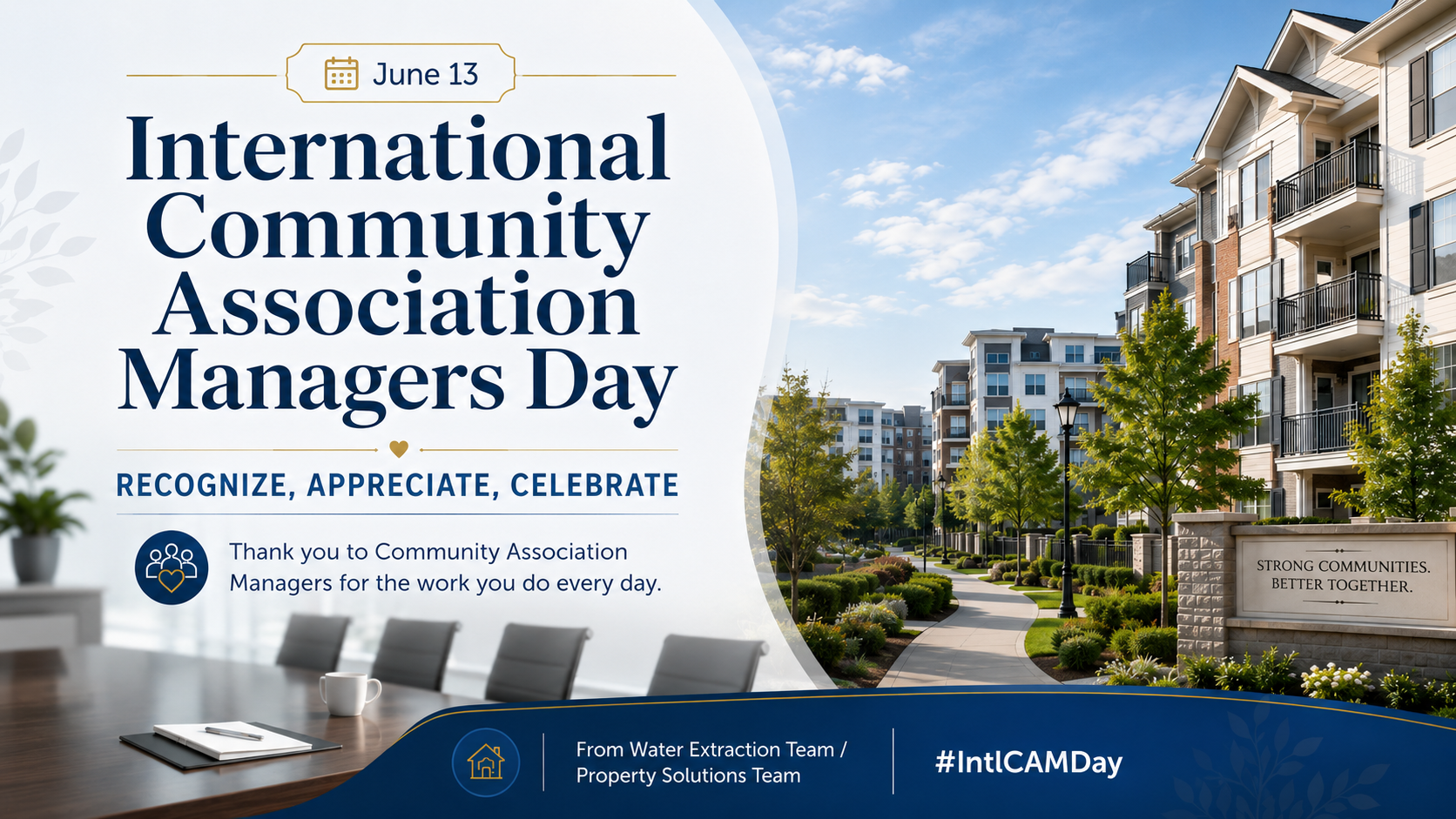 Int’l Community Association Managers Day: Recognizing the Professionals Behind Strong Communities