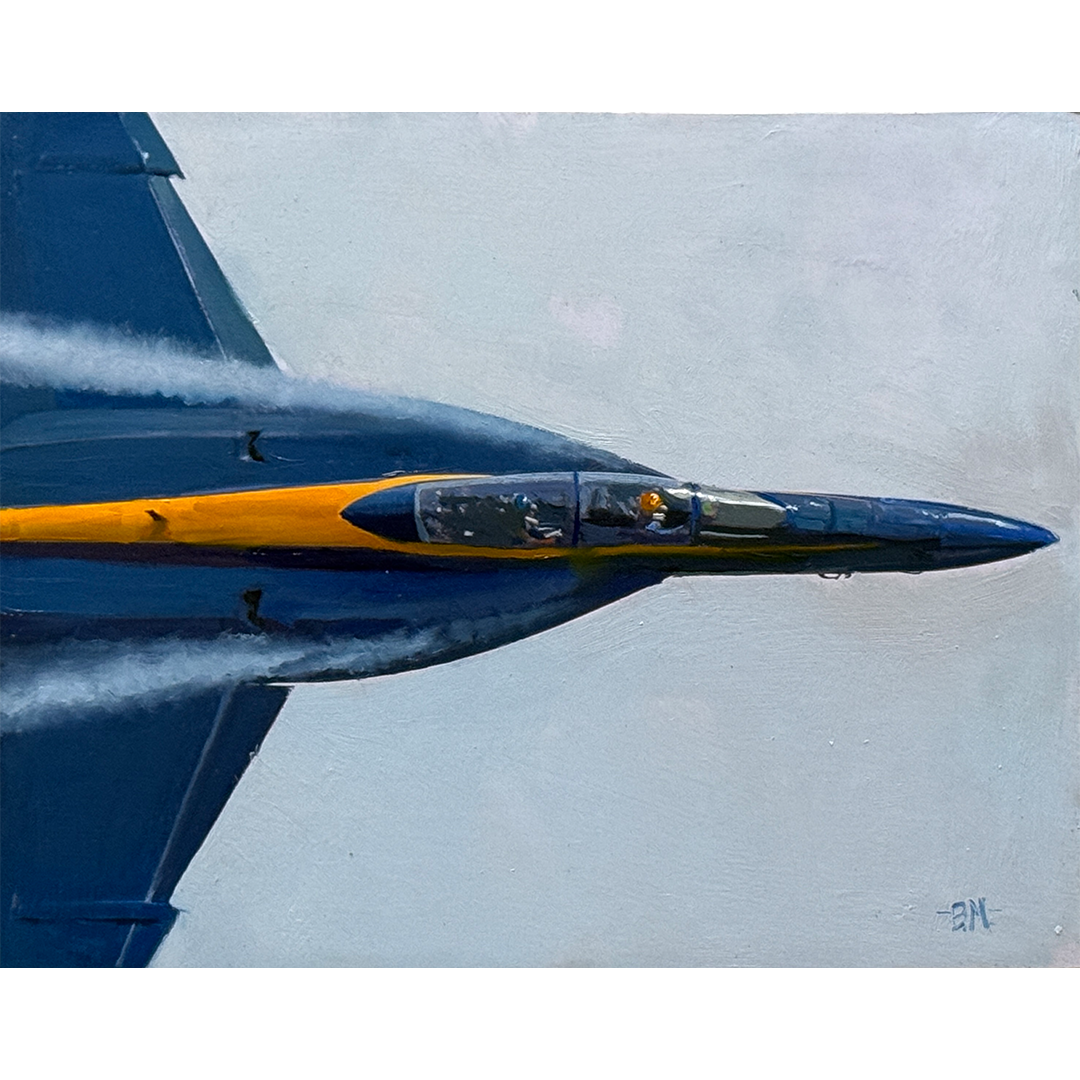 Solo | 9" x 12" | Oil on Paper | Framed