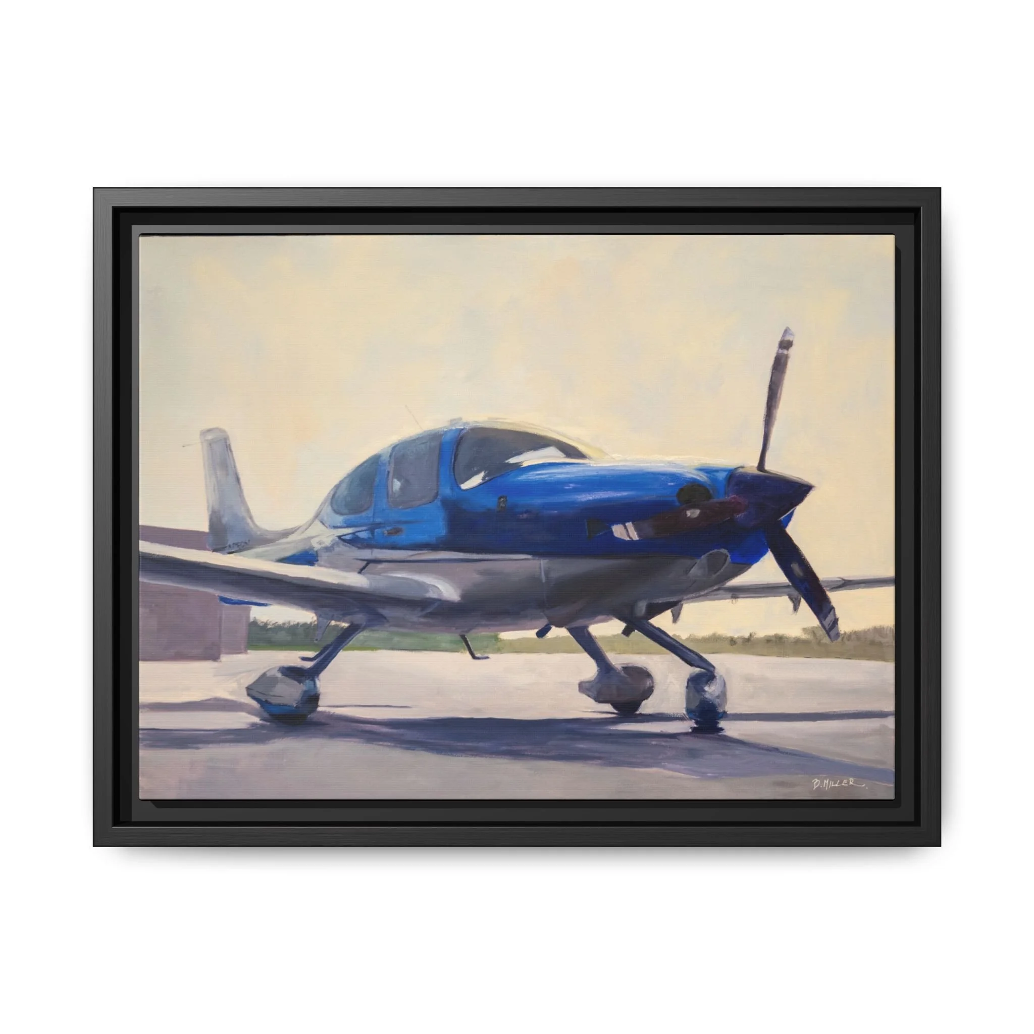 Carbon Blue Cirrus SR22 | Print | Framed