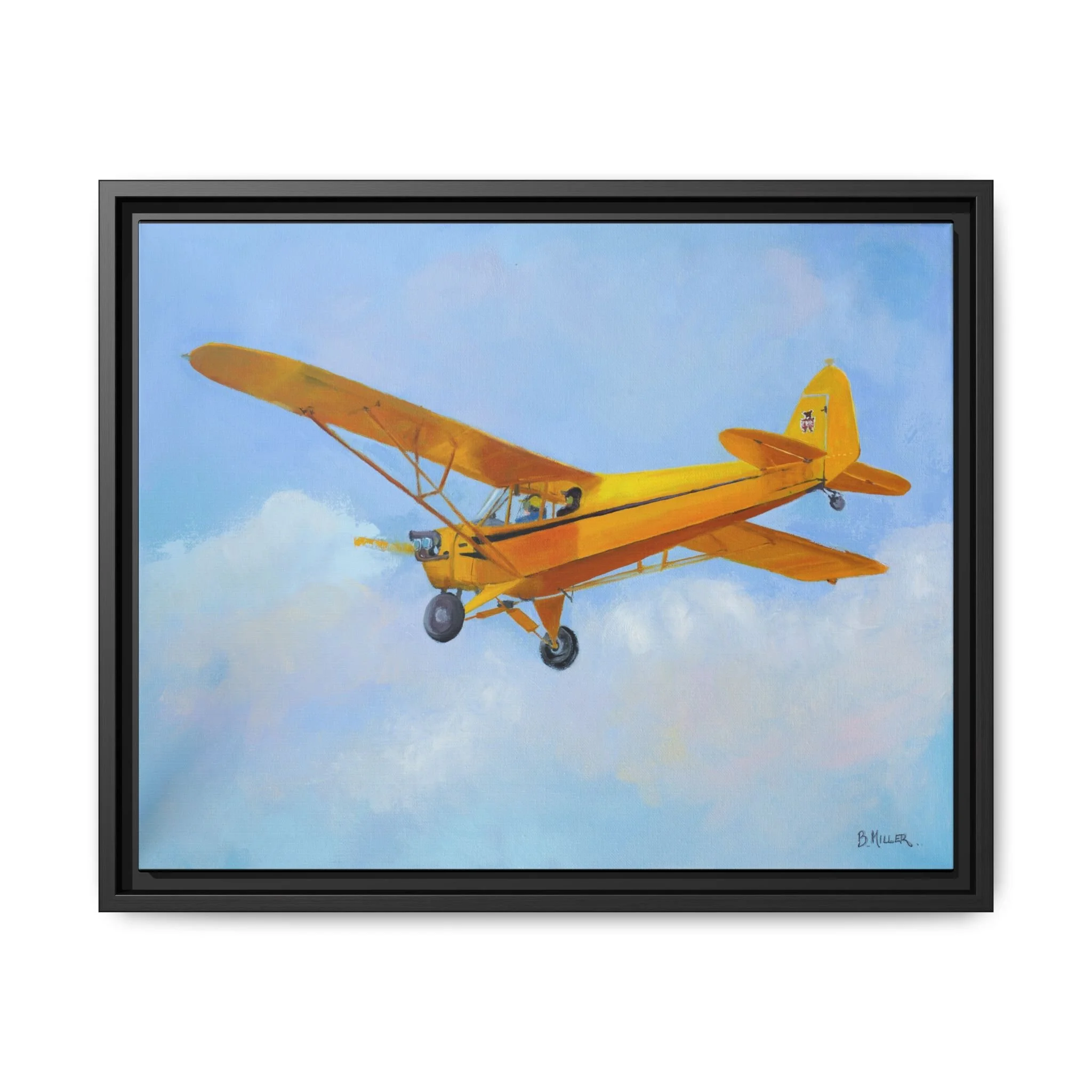 Flying Sunshine Piper J3 Cub | Print | Framed
