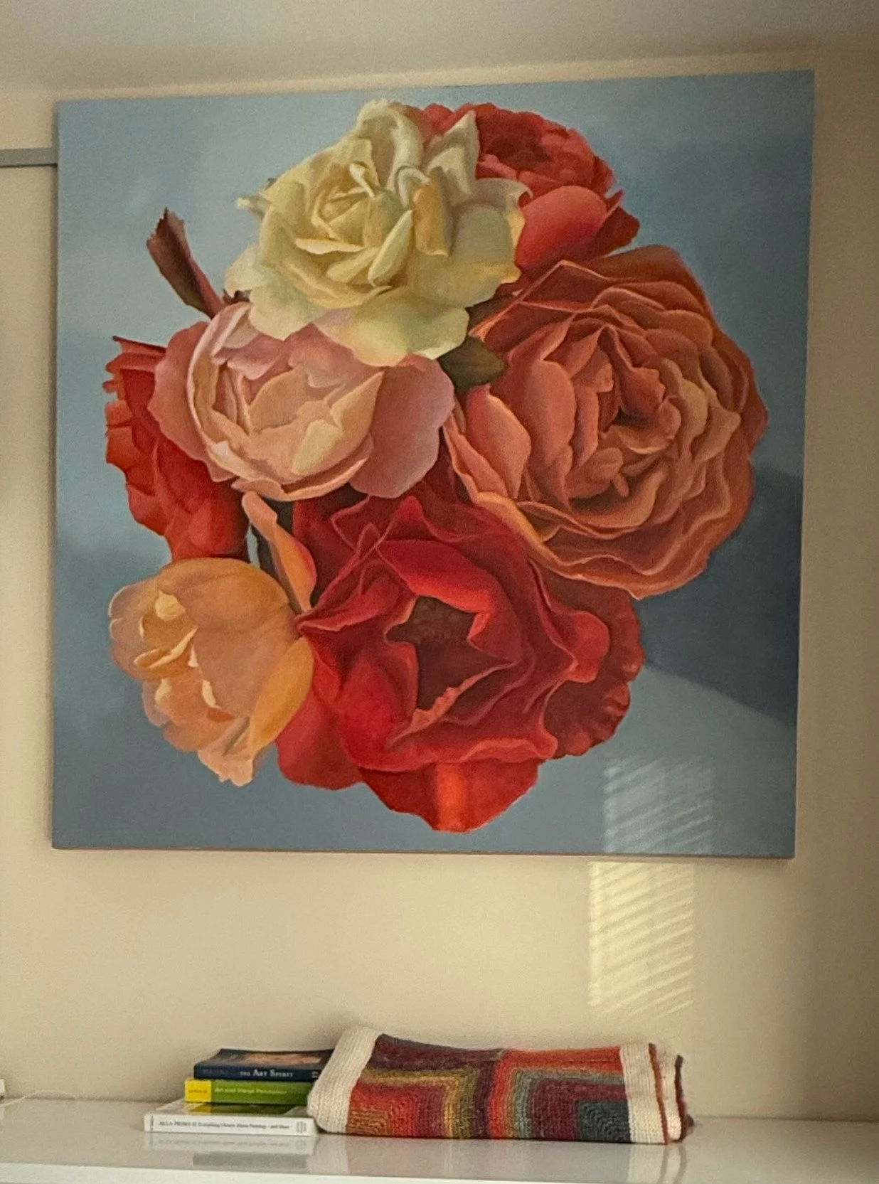 It's nice to be home. Hello to all of my new Oshkosh friends! Please be sure to also follow me at @bmillerartist for &quot;not airplanes&quot; paintings. I love to move paint around and make things. It's just so much fun. &quot;Rose Rondo&quot; is ha