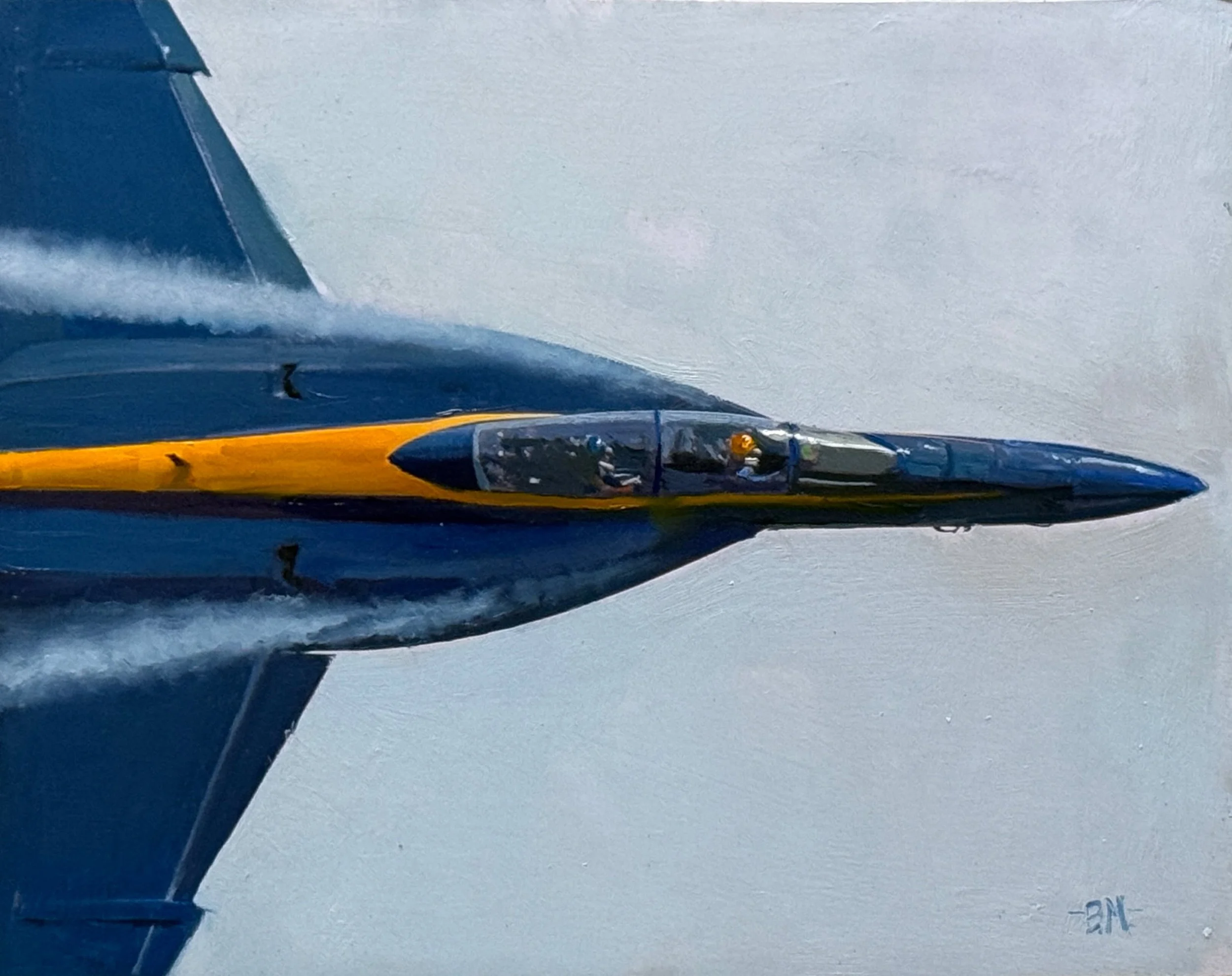 Congrats #USNA grads! Visit @joflemingartist at 68 Maryland Avenue for Blue Angels original paintings. Great grad gifts. Or, I'll be in the gallery Thursday-Sunday from noon-5 if you want to talk about a custom aircraft painting for your favorite fut