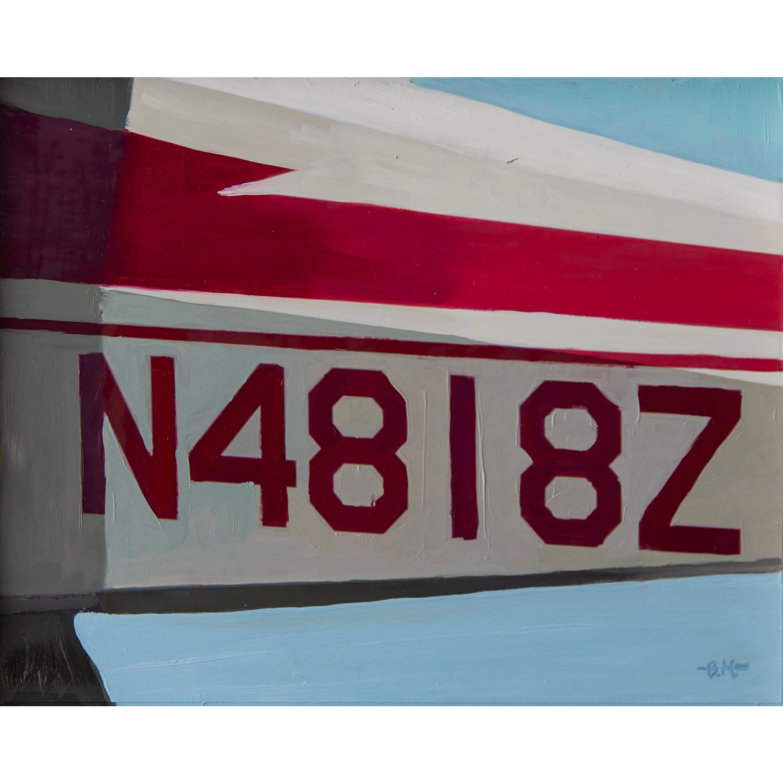 N4818Z Piper Colt | 8" x 10" | Oil on Paper | Unframed