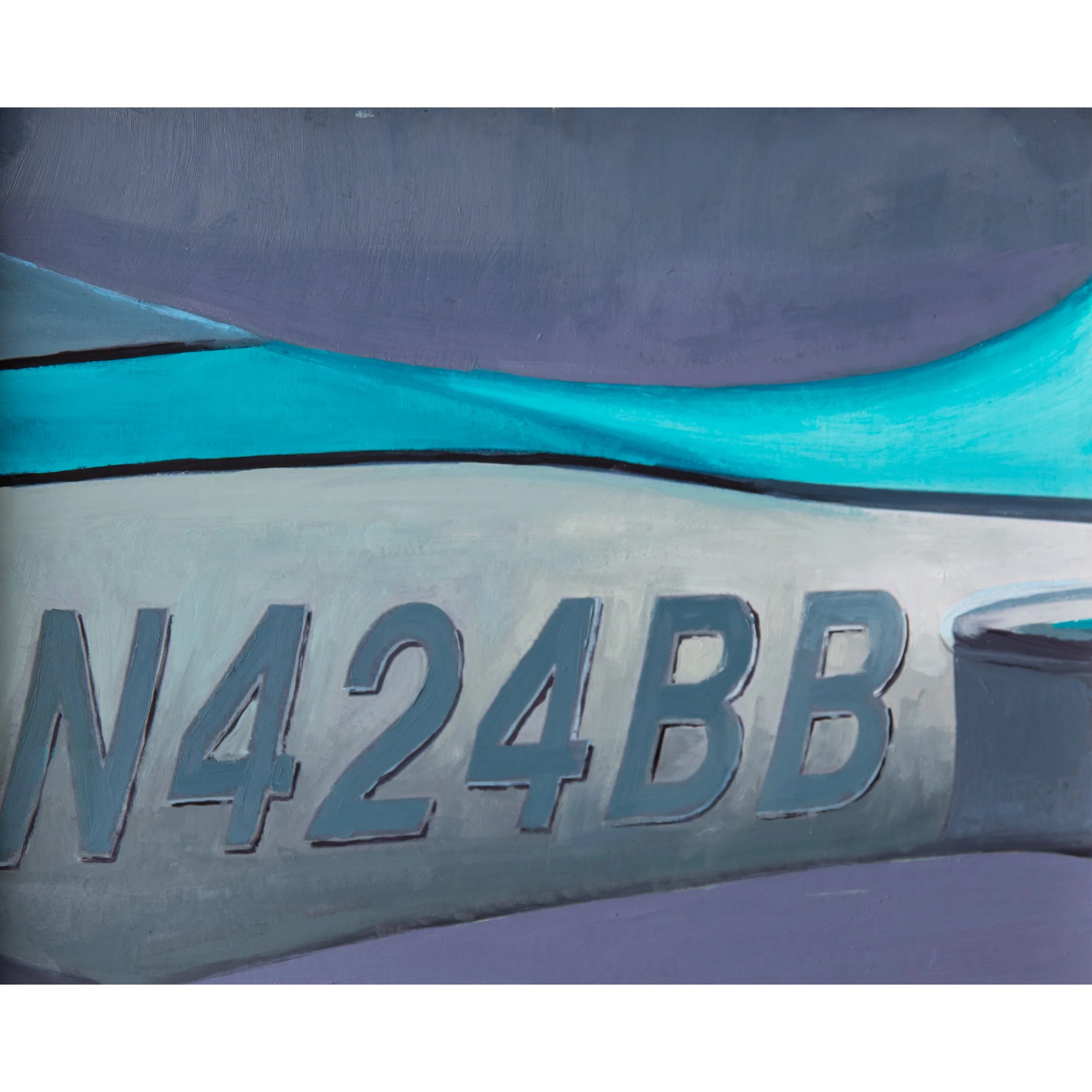 N424BB Cirrus SR22 | 8" x 10" | Oil on Paper | Unframed