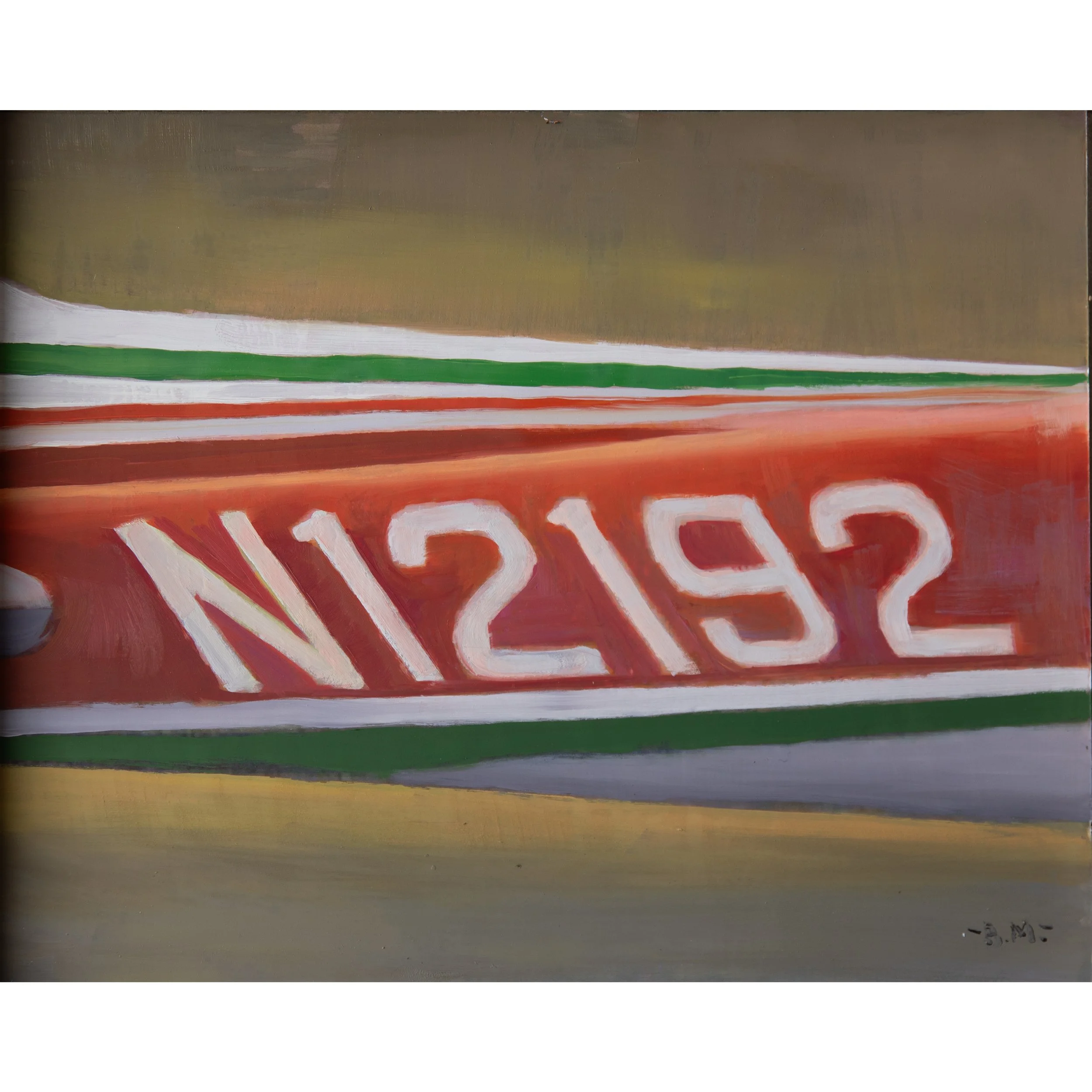 N12192 Cessna 172 | 8" x 10" | Oil on Paper | Unframed