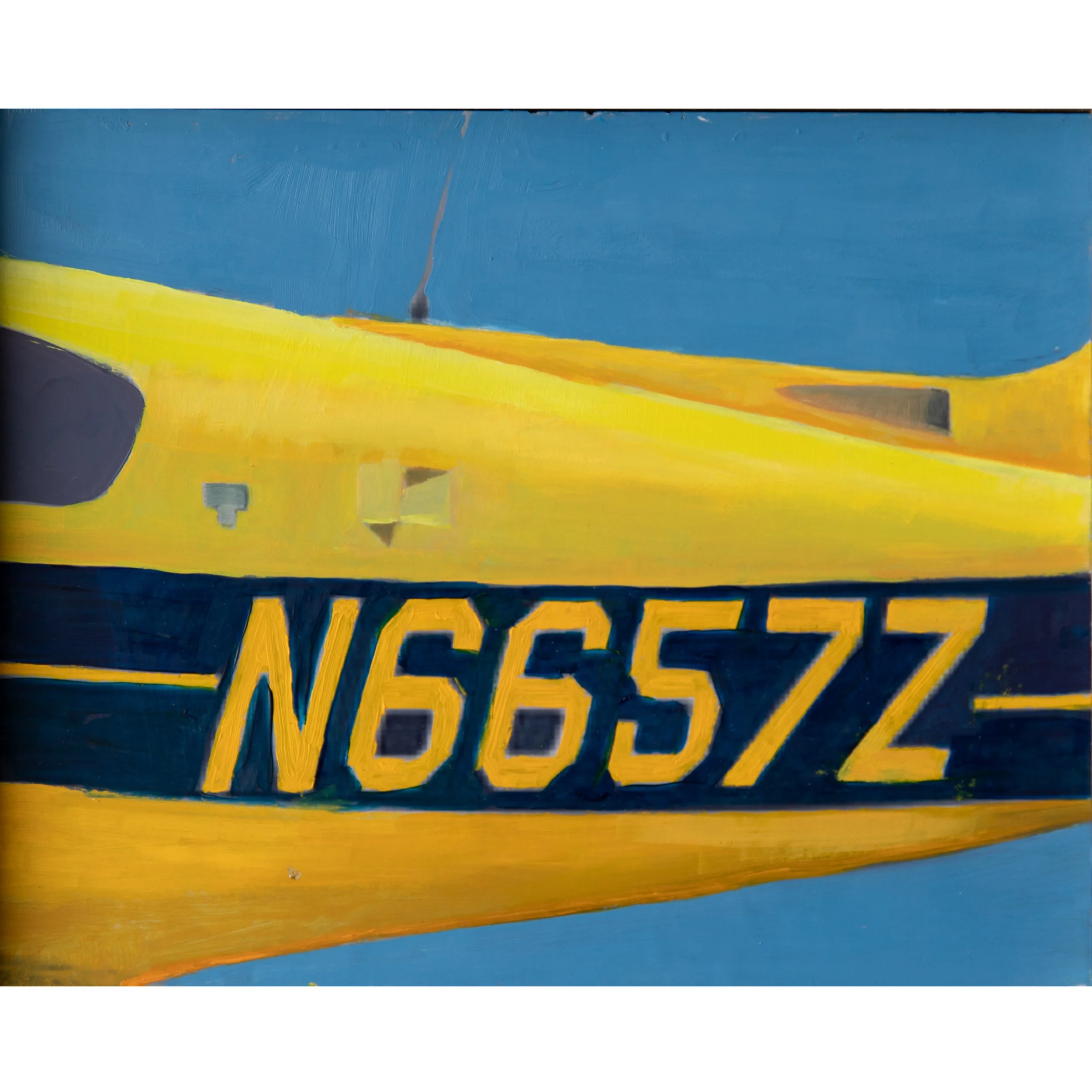 N6657Z Bonanza | 8" x 10" | Oil on Paper | Unframed