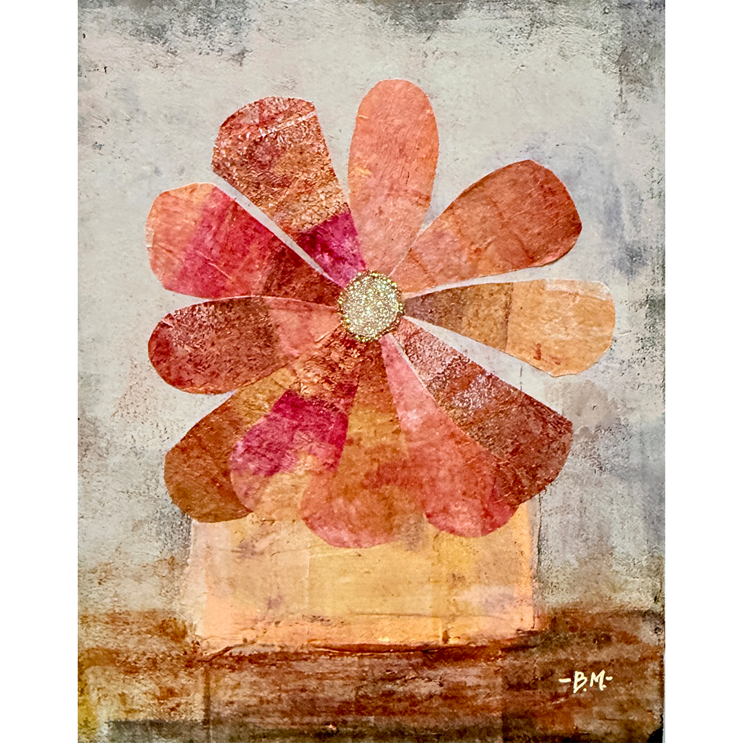Singular Sensation | Mixed Media | 10" x 8" | Framed