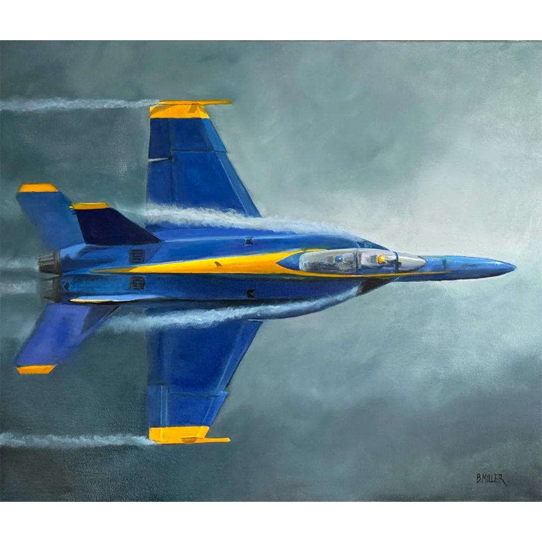 Vapor Trails | 36" x 24" check this | Oil on Canvas