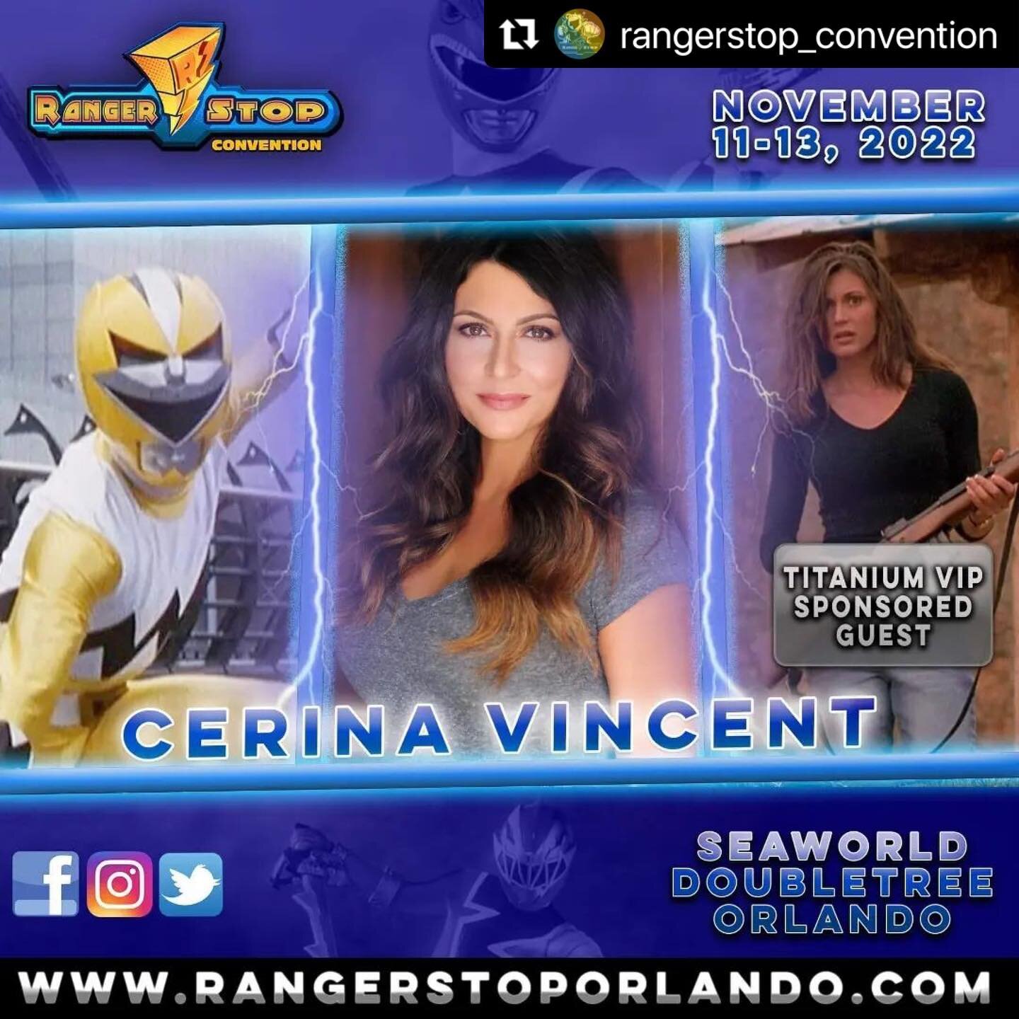 Dear Tropical Storm Nicole, go away cause we&rsquo;re coming to #orlando for @rangerstop_convention 💛 My first time at this show! So excited! Thank you to all you wonderful #fans and #powerrangers friends for inviting me out! Come see me  THIS WEEKE